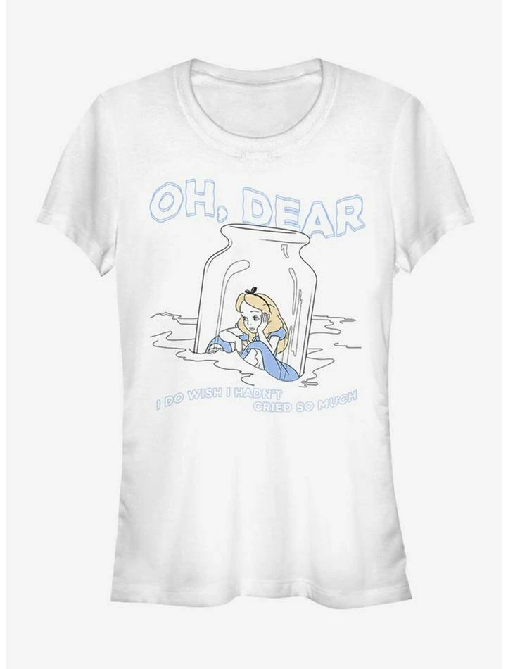 Best reviews of ๐งจ Disney Alice In Wonderland Dear Tears ๐ง Girls T-Shirt ๐ - Image 3