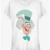 Top 10 🎁 Disney Alice In Wonderland Mad Hatter Big Face 👧 Girls T-Shirt 🔔