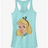Coupon 🤩 Disney Alice In Wonderland Big Face 👧 Girls Tank ⌛