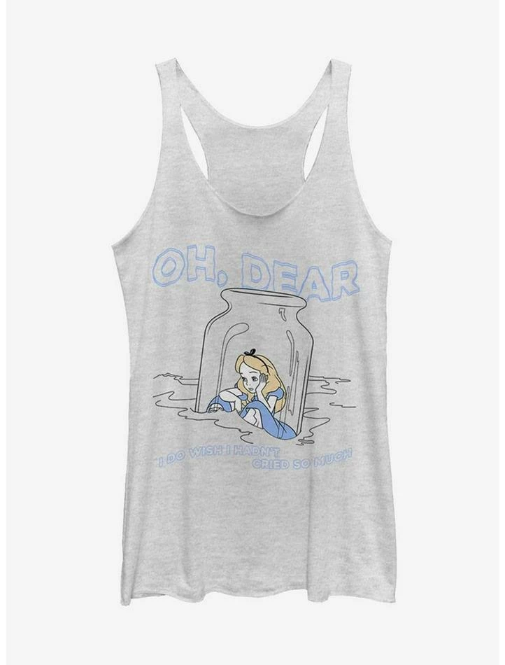 Coupon ⭐ Disney Alice In Wonderland Dear Tears 👧 Girls Tank 😉