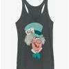 Cheap 😀 Disney Alice In Wonderland Mad Hatter Big Face 👧 Girls Tank ❤️