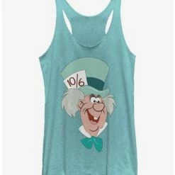 Buy 😀 Disney Alice In Wonderland Mad Hatter Big Face 👧 Girls Tank 😉