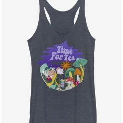 Best deal 🎁 Disney Alice In Wonderland Tea Time Filled 👧 Girls Tank 🥰