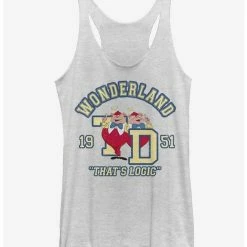 Best reviews of 😍 Disney Alice In Wonderland Tweedle Collegiate 👧 Girls Tank ⭐