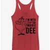 Coupon 😉 Disney Alice In Wonderland Tweedle Dee Dum Dee 👧 Girls Tank 🔥