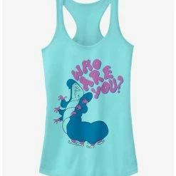 Deals 😍 Disney Alice In Wonderland Who Are You 👧 Girls Tank 🛒