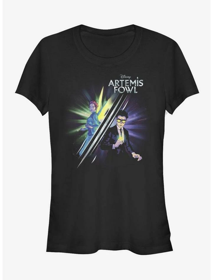 Deals ⭐ Disney Artemis Fowl Artemis Holly Split 👧 Girls T-Shirt ✔️