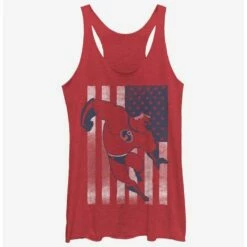 Buy ❤️ Disney Pixar The Incredibles Incredible Flag 👧 Girls Tank 🥰