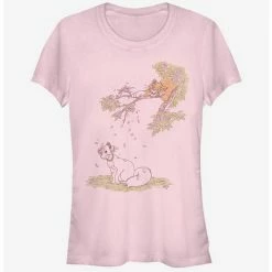 Top 10 🔥 Disney The Aristocats Raining Petals 👧 Girls T-Shirt 🎁