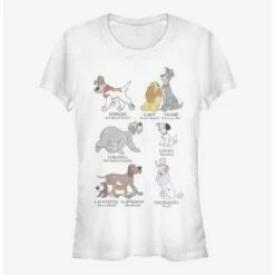 Best Sale 💯 Disney Classic 🦮 Dog Breeds 👧 Girls T-Shirt 🎁
