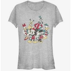 Hot Sale ✔️ Disney Mickey Mouse Holiday Group 👧 Girls T-Shirt 🧨