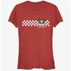 Wholesale 🔔 Disney Mickey Mouse Mickey Checkers 👧 Girls T-Shirt 🎁
