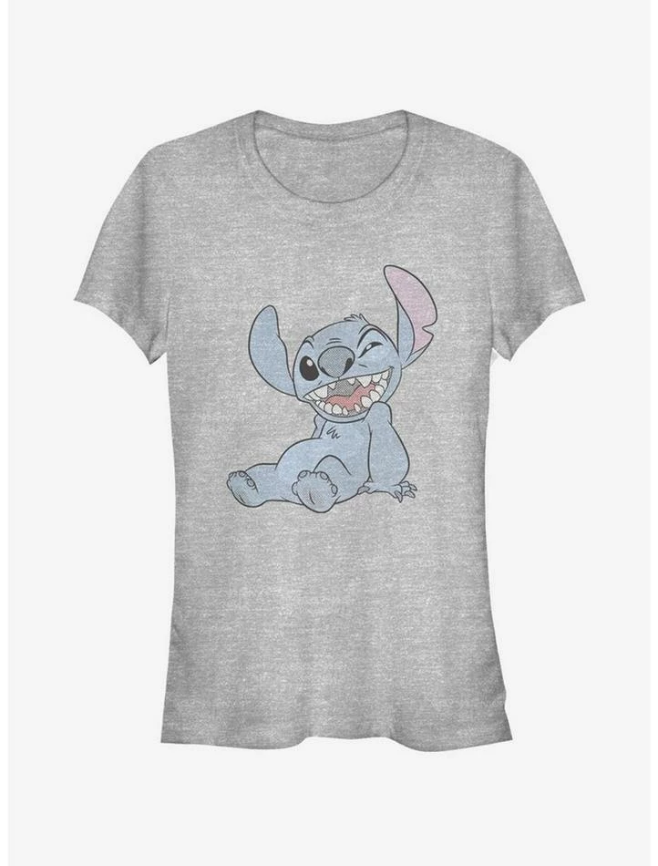 Top 10 👏 Disney Lilo & Stitch Half Tone Stitch 👧 Girls T-Shirt 🔔