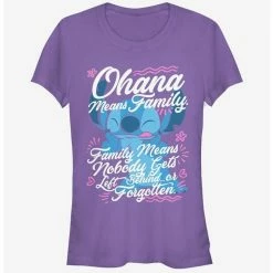 Coupon 🔥 Disney Lilo & Stitch Ohana Family 👧 Girls T-Shirt ✔️