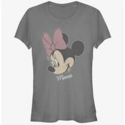 Coupon 🎁 Disney Mickey Mouse Minnie Big Face Distressed 👧 Girls T-Shirt 👏
