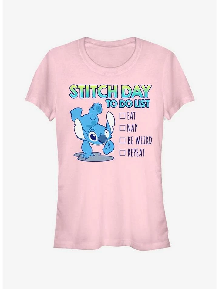 New 👏 Disney Lilo & Stitch To Do 👧 Girls T-Shirt 😀