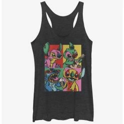 Wholesale 🥰 Disney Lilo & Stitch Grunge Stitch 👧 Girls Tank 🤩