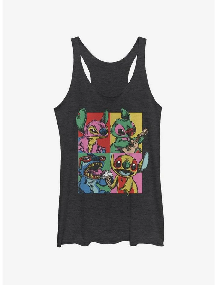 Wholesale 🥰 Disney Lilo & Stitch Grunge Stitch 👧 Girls Tank 🤩