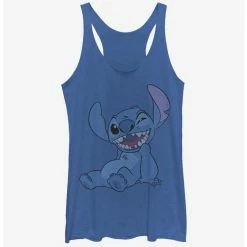 Top 10 ⌛ Disney Lilo & Stitch Half Tone Stitch 👧 Girls Tank ✨