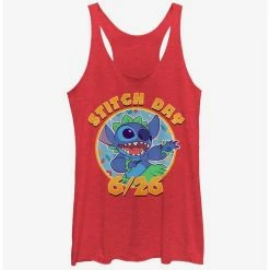 Discount 🎉 Disney Lilo & Stitch Stitch Day 👧 Girls Tank 👍
