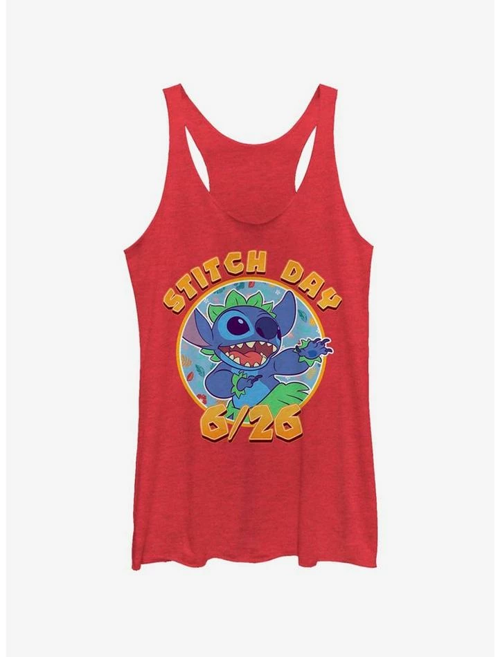 Discount 🎉 Disney Lilo & Stitch Stitch Day 👧 Girls Tank 👍