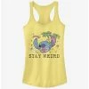 Budget ⌛ Disney Lilo & Stitch Trippy Stitch 👧 Girls Tank ✔️