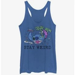 Budget 🔔 Disney Lilo & Stitch Trippy Stitch 👧 Girls Tank 😀