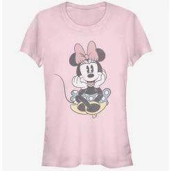 Cheap ⌛ Disney Mickey Mouse Minnie Sit 👧 Girls T-Shirt 💯