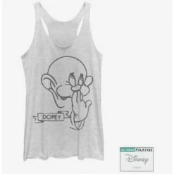 Discount 😀 Disney Snow White And The Seven Dwarfs Dopey 👧 Girls Tank 🛒