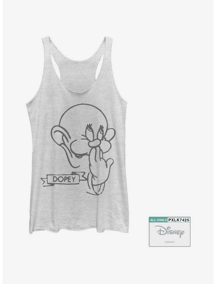 Discount 😀 Disney Snow White And The Seven Dwarfs Dopey 👧 Girls Tank 🛒