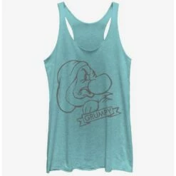 Budget 💯 Disney Snow White And The Seven Dwarfs Grumpy 👧 Girls Tank 🔥