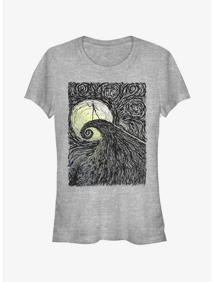 Best deal ๐ The Nightmare Before ๐
Christmas Spiral Hill ๐ง Girls T-Shirt โ๏ธ