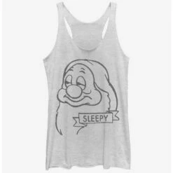 Hot Sale 🎉 Disney Snow White And The Seven Dwarfs Sleepy 👧 Girls Tank 🤩