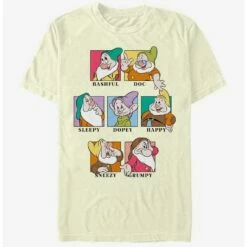 Hot Sale 😉 Disney Snow White And The Seven Dwarfs 7 Dwarfs T-Shirt 🌟