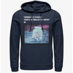 Flash Sale 🌟 Disney Alice In Wonderland Anxiety Meme Hoodie 😀