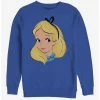 Outlet 👏 Disney Alice In Wonderland Big Face Crew Sweatshirt 🔔