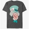 New 🤩 Disney Alice In Wonderland Mad Hatter Big Face T-Shirt 👏