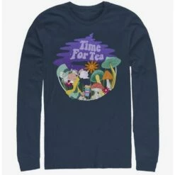 Cheap 🎉 Disney Alice In Wonderland Tea Time Filled Long-Sleeve T-Shirt ✨