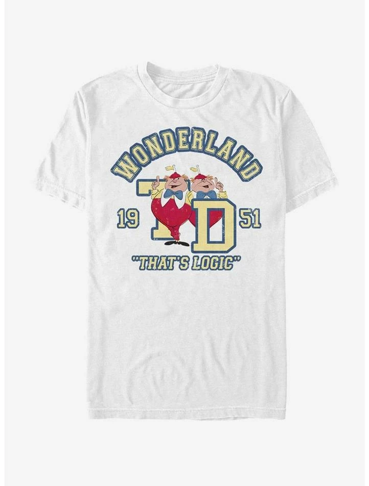 Wholesale ๐งจ Disney Alice In Wonderland Tweedle Collegiate T-Shirt ๐งจ