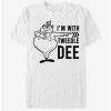 Best Sale 🎉 Disney Alice In Wonderland I'm With Tweedle Dee T-Shirt ⭐