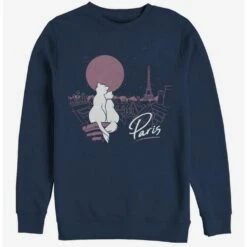 Cheap 🎁 Disney The Aristocats Together In Paris Crew Sweatshirt ⌛