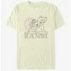 Promo ⌛ Disney Bambi Simple Flowers T-Shirt 🥰