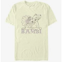 Promo ⌛ Disney Bambi Simple Flowers T-Shirt 🥰