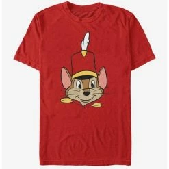 Promo 🔥 Disney Dumbo Timothy Big Face T-Shirt 🧨