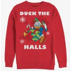 Best Sale 🔥 Disney Donald Duck Holiday Duck Crew Sweatshirt 😀