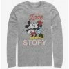 Promo 😍 Disney Mickey Mouse True Love Story Long-Sleeve T-Shirt 🌟