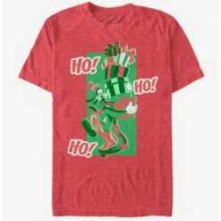 Promo ⌛ Disney Goofy Holiday Ho Ho A-Hyuk T-Shirt 👍