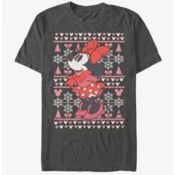 Cheapest 🛒 Disney Minnie Mouse Holiday Winter Sweater T-Shirt 🧨