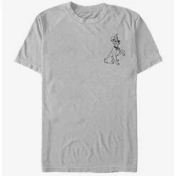 Buy 🔥 Disney Lady And The Tramp Tramp Vintage Line T-Shirt ❤️