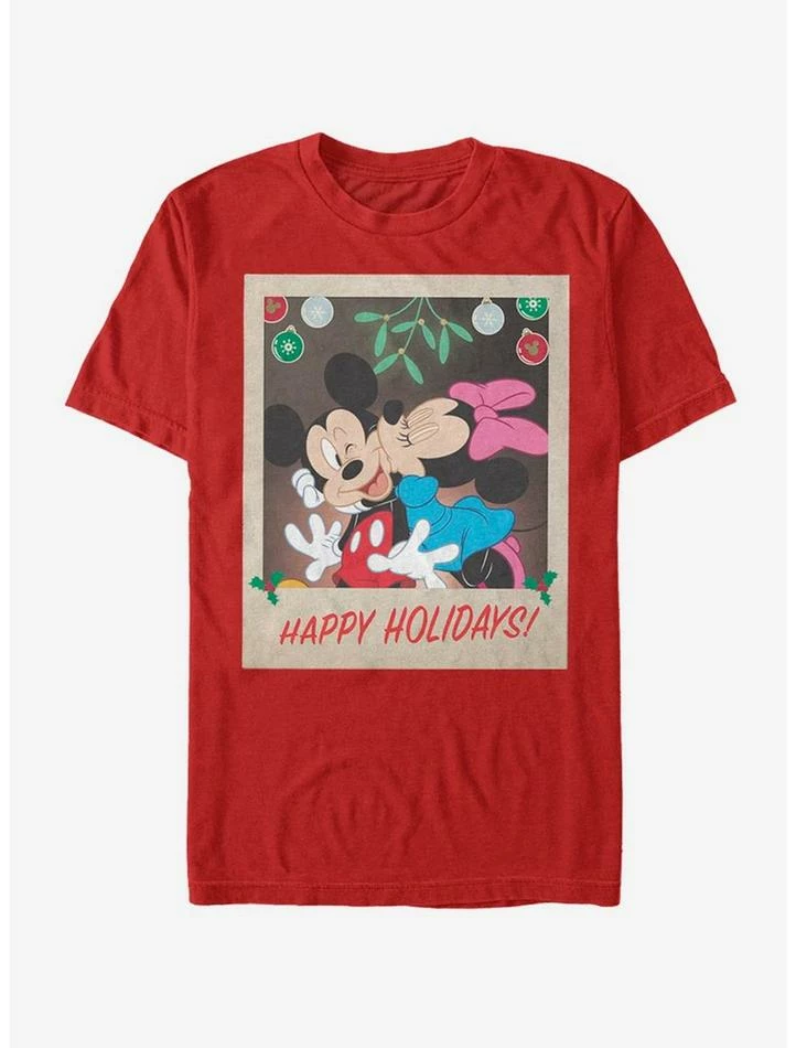 Buy ⭐ Disney Mickey Mouse Holiday Polaroid T-Shirt 😉